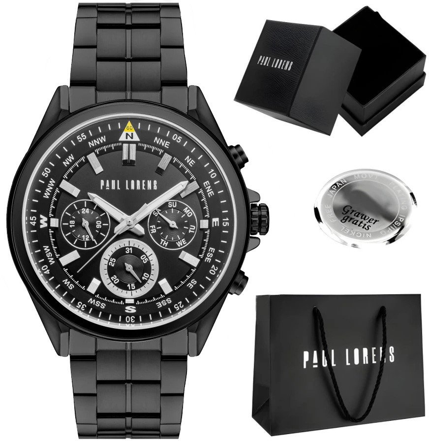 Zegarek męski Paul Lorens - KODARI-1A5 Z GRAWEREM
