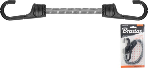 Bradas Zestaw 2 x guma elastyczna z metalowym hakiem PVC 0,8x40cm Bradas 5396
