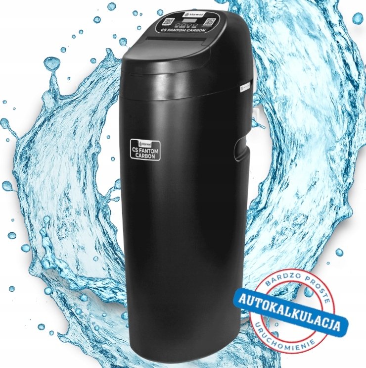 Zmiękczacz kompaktowy CS FANTOM CARBON - urządzenie wielofunkcyjne z węglem 1,7 m3/h (25 żywicy+6 węgla+KDF)