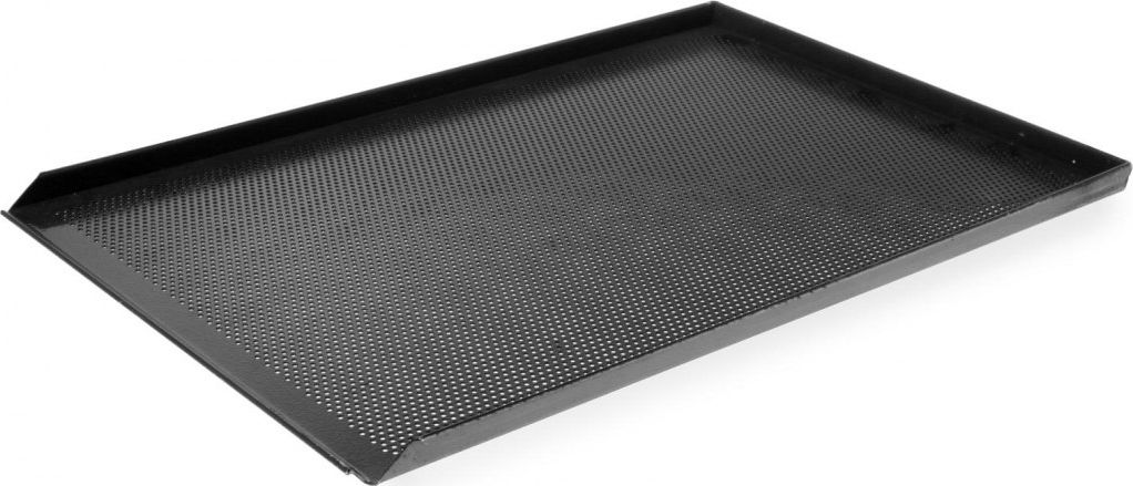 Hendi Blacha piekarnicza cukiernicza perforowana wypiekowa 60x40cm 3 ranty teflonowa - Hendi 808221