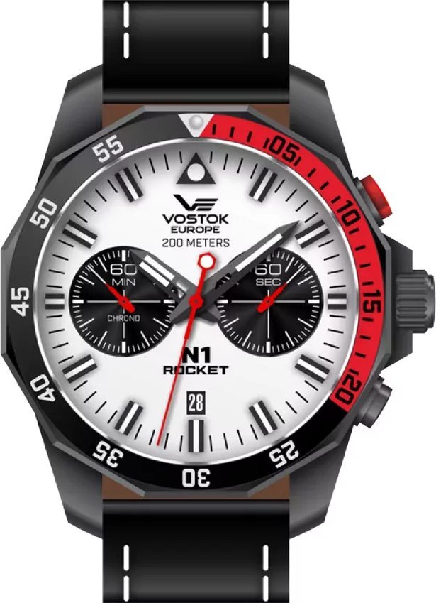 Zegarek Vostok Europe Zegarek męski Vostok Europe Rocket N-1 Chrono 6S21-225C620