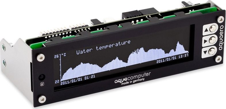 Aqua Computer Sterownik wentylatorów Aquaero 6 PRO Czarny (53253)