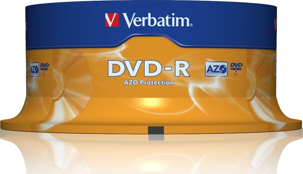 Verbatim DVD-R 4.7 GB 16x 25 sztuk (43522)