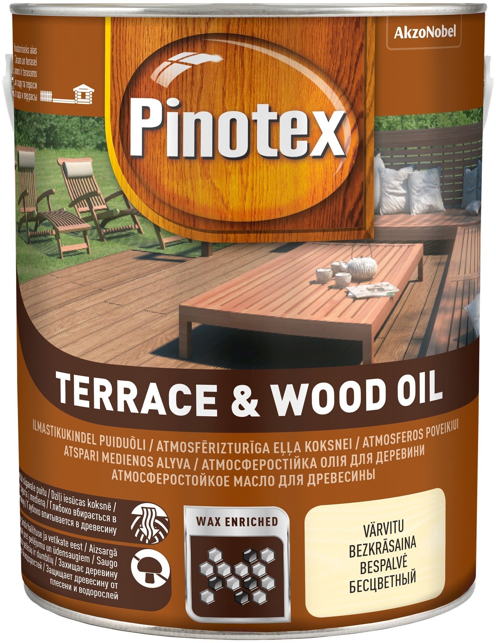 Pinotex PINOTEX TERRACE OIL CLR 3L