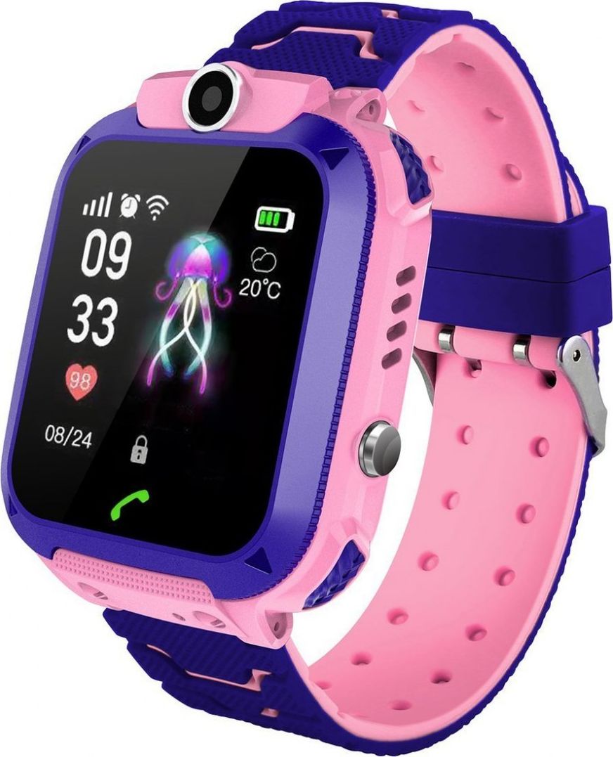 Smartwatch R2 Invest Q12 Różowy (Q12 PL waterproof pink)