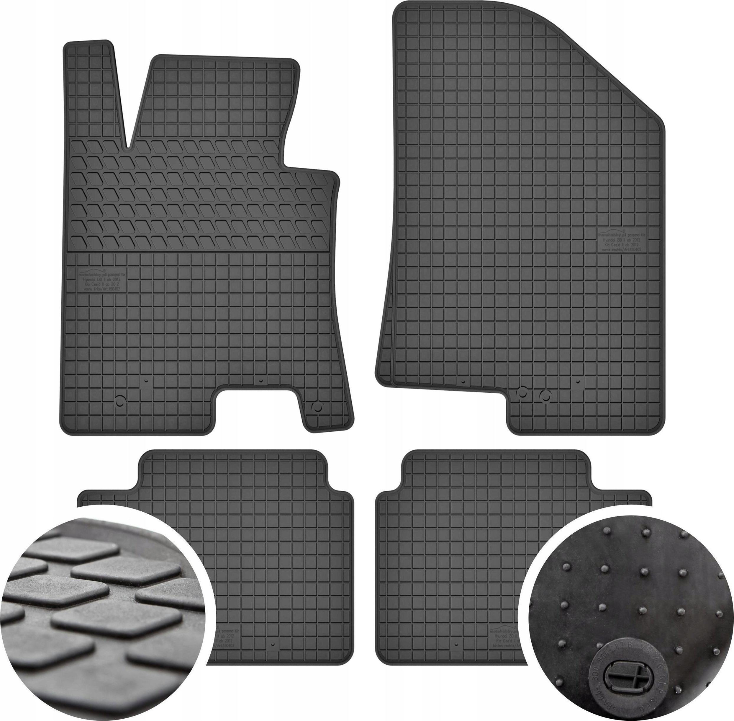 GeyerHosaja Dywaniki gumowe do Kia Ceed II