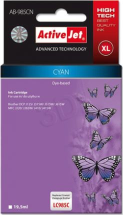 Tusz Activejet tusz AB-985CN / LC-985C (cyan)