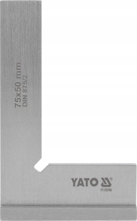 Toya YATO Kątownik ślusarski z stopką 75x50mm