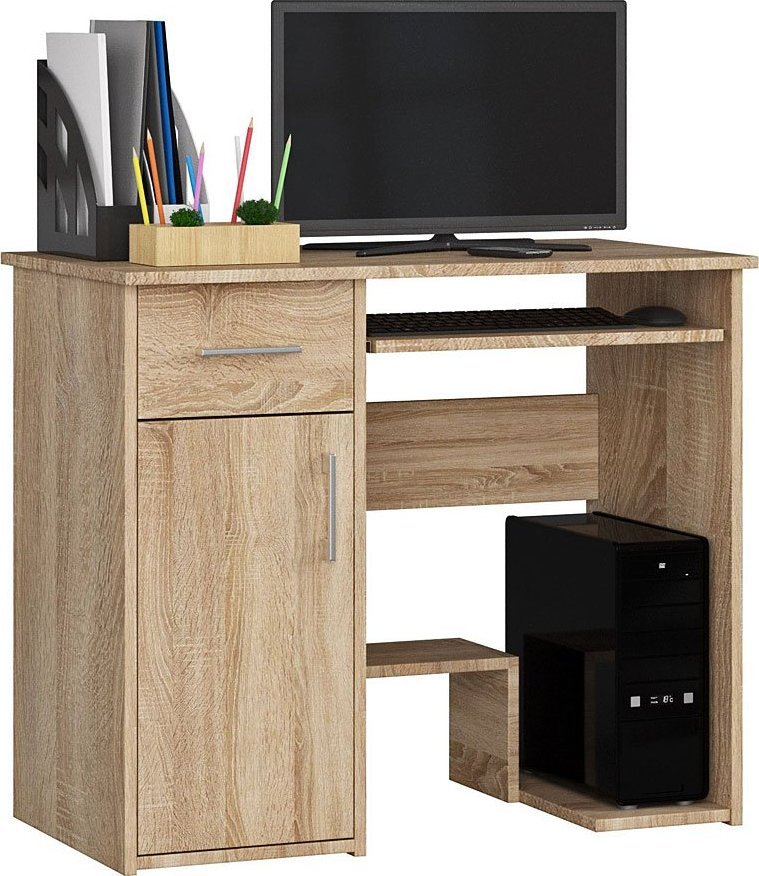 Elior Biurko 90 cm dąb sonoma - Cyrkus 2X