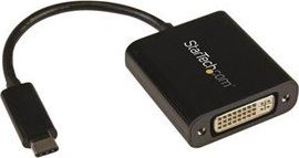 Adapter USB StarTech USB-C - DVI Czarny (CDP2DVI)