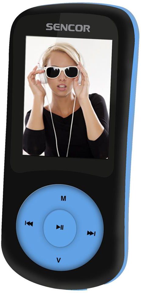 Sencor Odtwarzacz MP4 8GB niebieski (SFP 5870BBU)