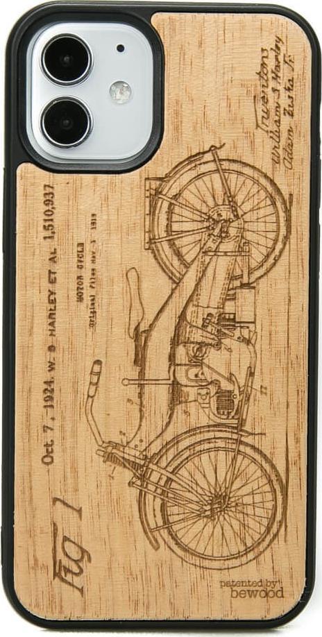 BeWood Drewniane Etui iPhone 12 Mini HARLEY PATENT ANIEGRE