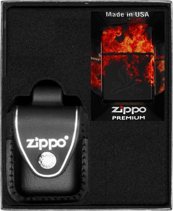 Zestaw ZIPPO Zapalniczka CAMPFIRE DESIGN 1 Prezentowy No3