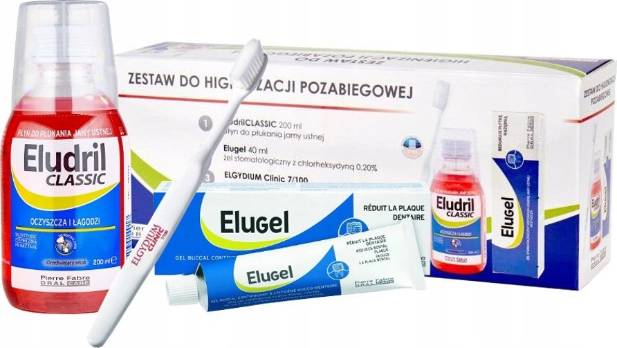 Elgydium OTC ELUDRIL ZESTAW POZABIEGOWY