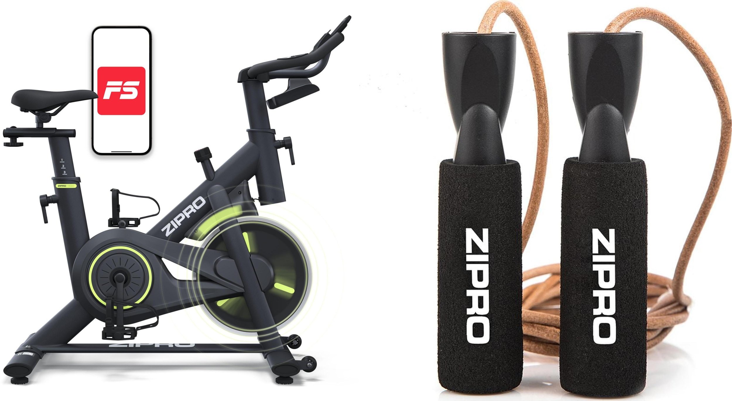 Rower stacjonarny Zipro Rower treingowy Zipro Modo + Skakanka Zipro