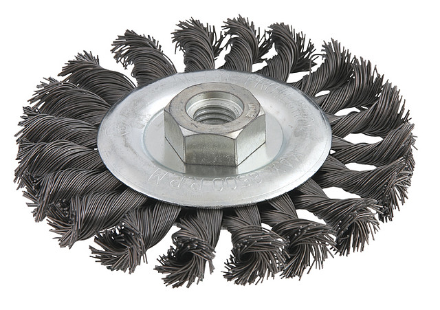 Verto Szczotka tarczowa M-14 druciana 115mm 62H140