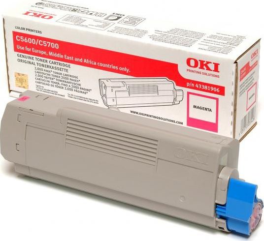 Toner OKI 43381906 Magenta Oryginał (43381906)