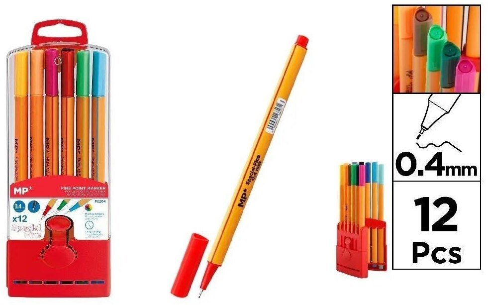 Cienkopis 12 kolorów