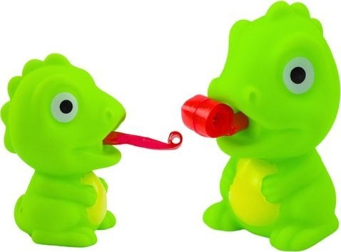 Figurka LeanToys Dinozaur Gumowy Z Wysuwanym Językiem Zielony 8CM