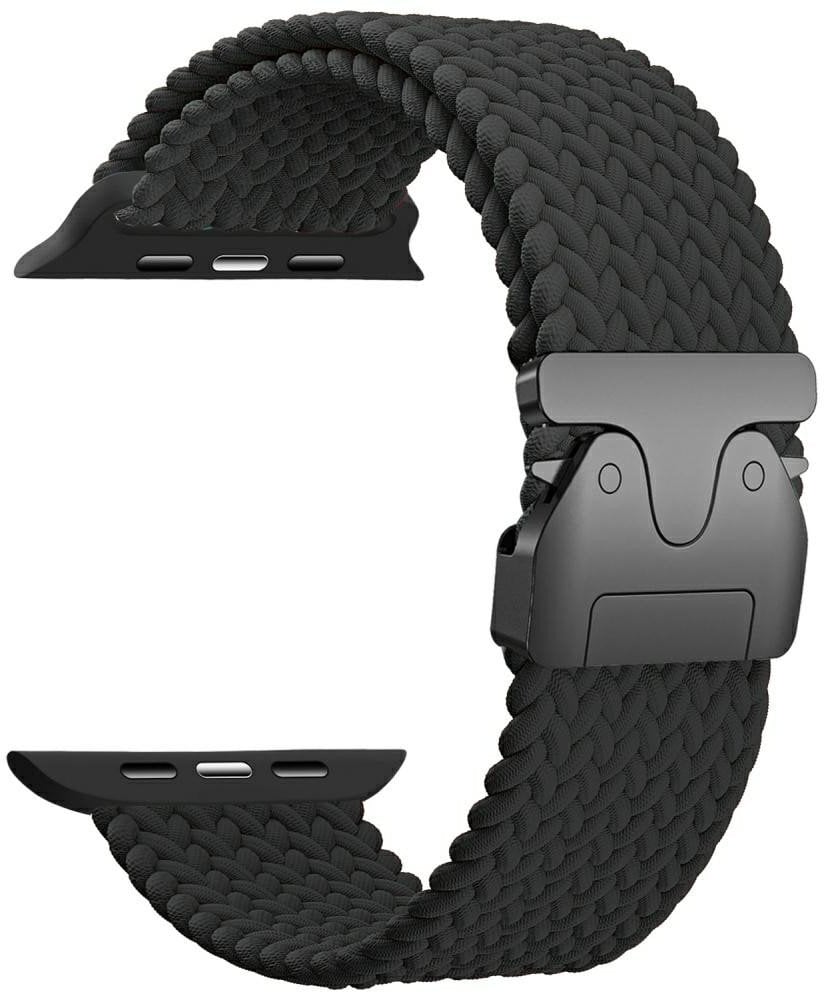 Pasek Beline Woven Nylon Parachute do Apple Watch 42/44/45/49mm czarny