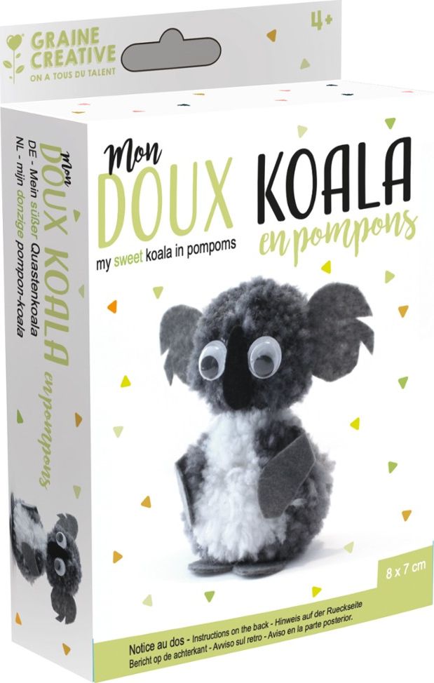 Graine Creative Zestaw Koala z Pomponów