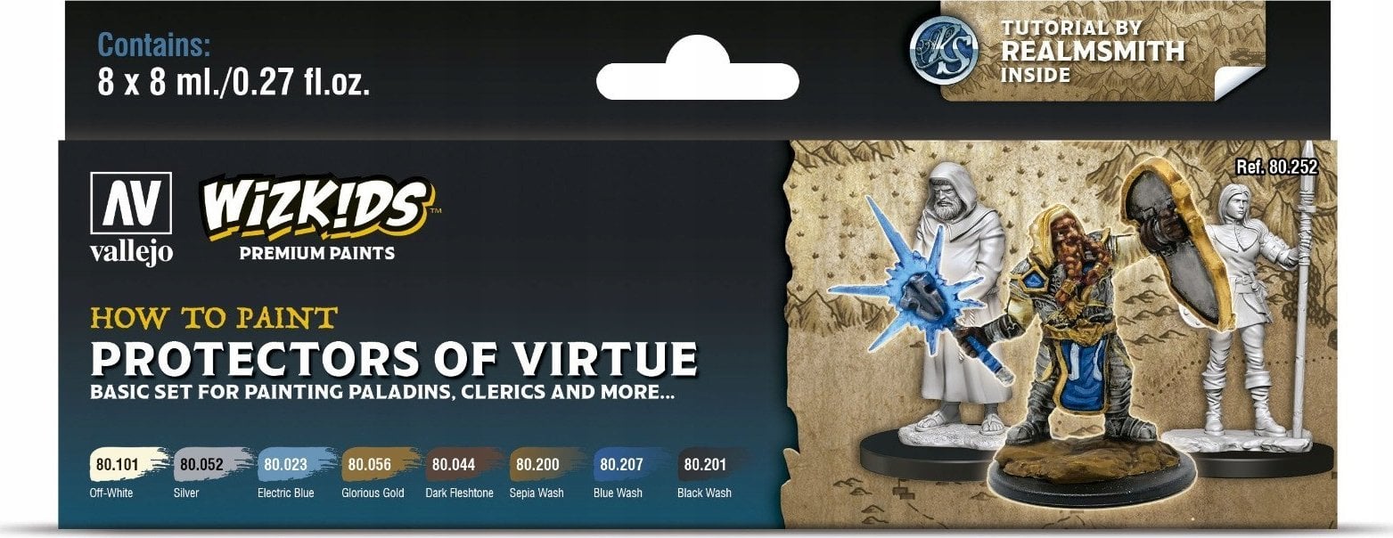 Vallejo Vallejo: Wizkids - Protectors of Virtue 8x8 ml