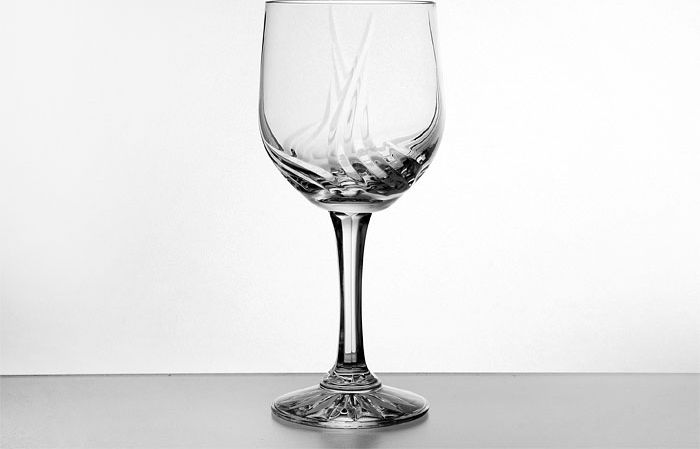 Zawiercie Huta Szkła Goblet kryształowy Zawiercie 240ml