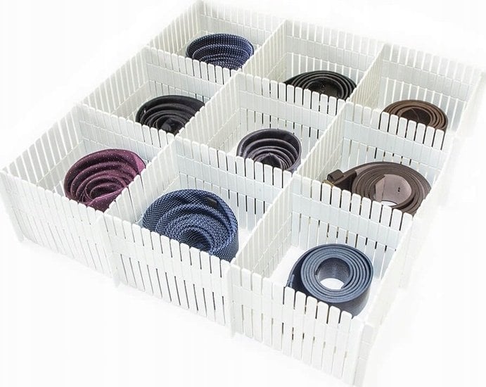 Triton Organizer do szuflady do przycinania na wymiar 4 szt. 10x40 cm