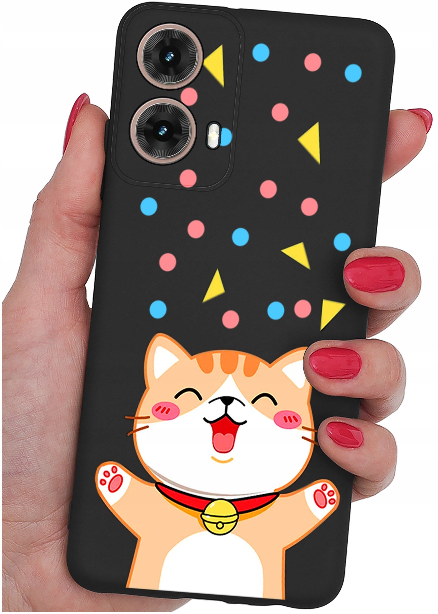 Etui do Motorola Moto G85 5G WZORY |SILIKONOWE MATT CASE