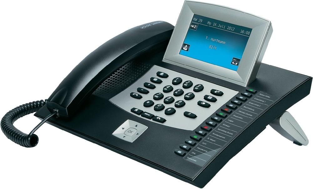 Telefon stacjonarny Auerswald Comfortel 2600 Czarno-srebrny