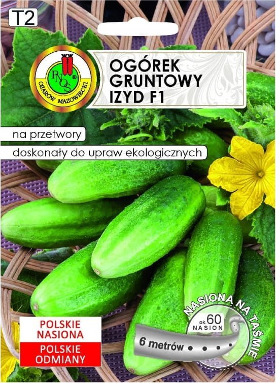 Ogórek nasiona 'Izyd' F1 średnio wczesny 6m taśmy idealny do konserwowania