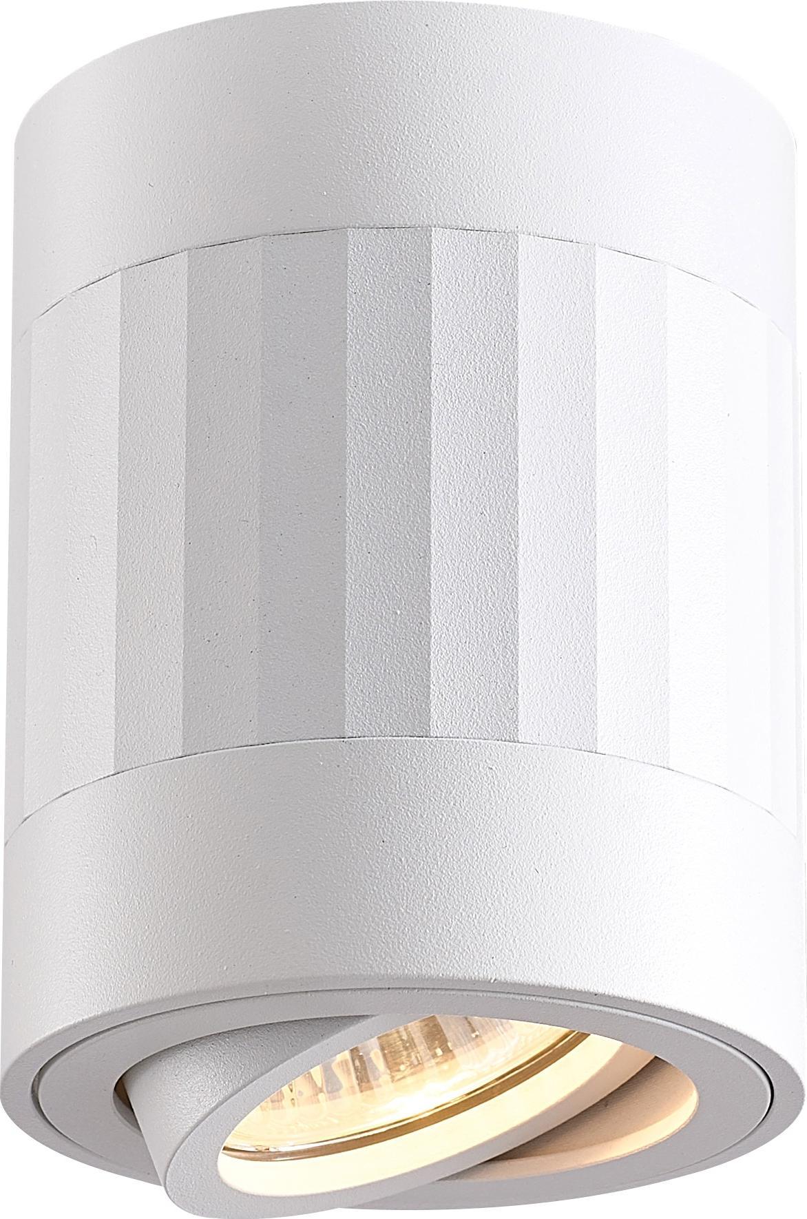 Lampa sufitowa Polux Natynkowa lampa ruchoma Rubin biały spot kierunkowy do kuchni paski