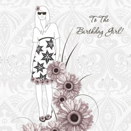 Clear Creation Karnet Swarovski kwadrat CL0110 Urodziny dziewczyn