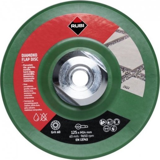 Rubi TARCZA ELASTYCZNA FLAP DISC 50/60 115MM ZGRUBNY (1 SZT)