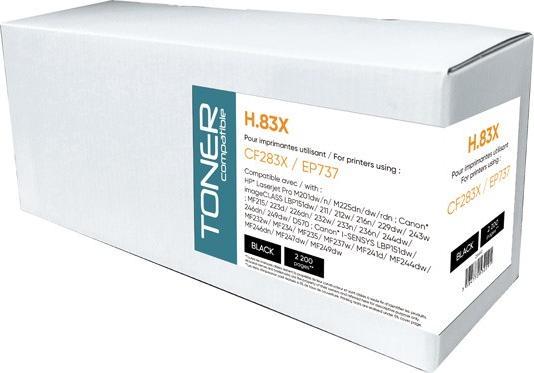 Toner Kompatybilny toner z CF283X, black, 2200s, dla HP LaserJet Pro M201, M225, N