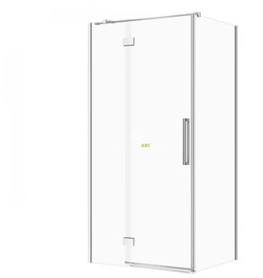 SET C90 KABINA CREA ZAWIAS LEWA 100X90X200 SZKŁO TRANS WIR