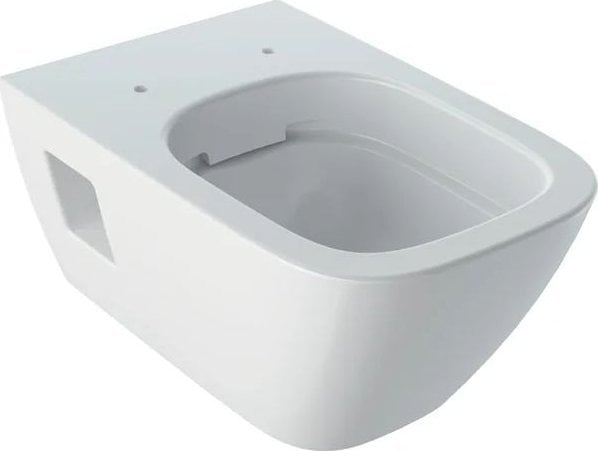 Miska WC Geberit Geberit Selnova Square Premium Wisząca miska WC, lejowa, B35cm, H33cm, T54cm, częściowo ukryte mocowania, Rimfree [6]