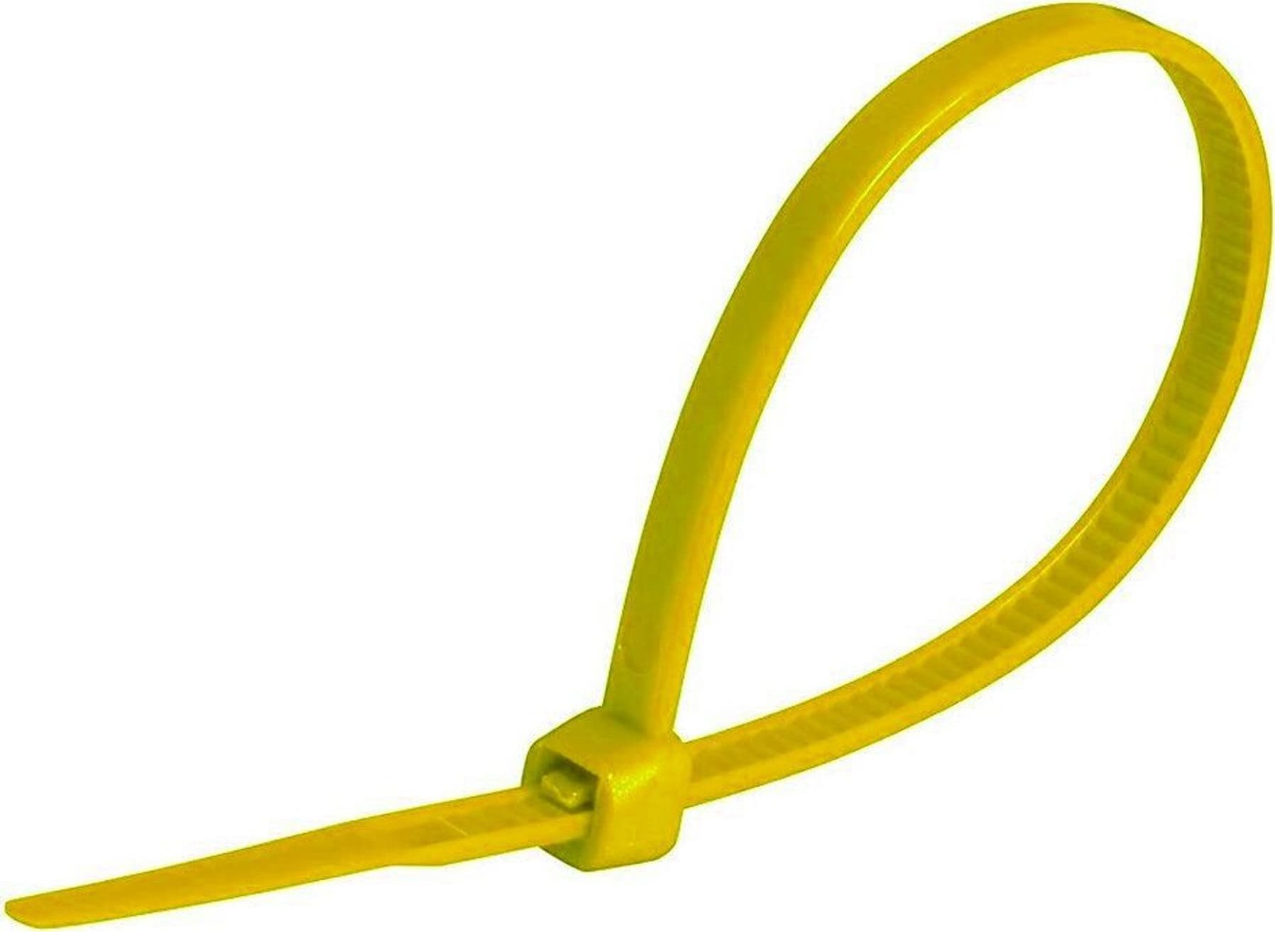 Spacetronik opaska kablowa SPACE 100x2,5mm, żółta