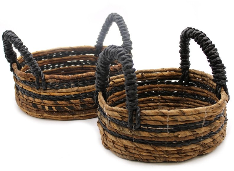 Kosze z Trawy Morskiej - Czarna Rafia