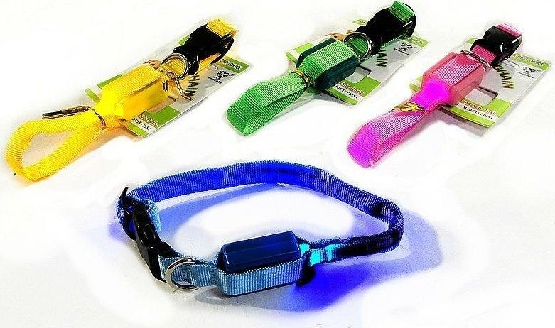 Obroża dla psa ze światłem MIX