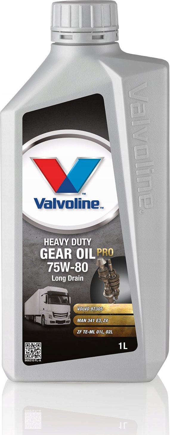 Valvoline Transmisinė alyva HD GEAR OIL PRO 75W80 LD 1L, Valvoline