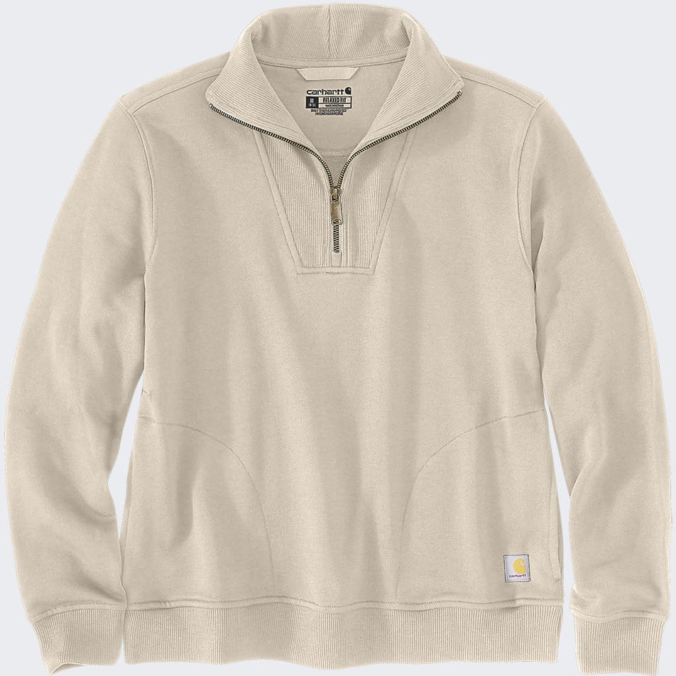 Bluza Carhartt Tencel Fiber HalfZip Oat Milk