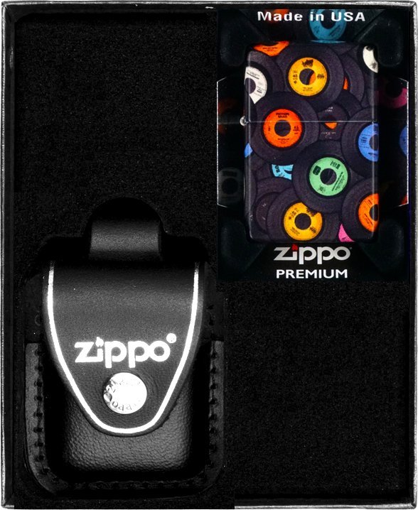 Zestaw ZIPPO Zapalniczka RECORDS DESIGN Prezentowy No3