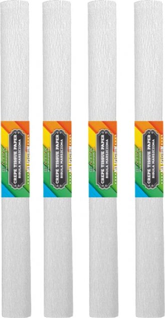 Starpak Bibuła marszczona 50x200cm biała 10szt.