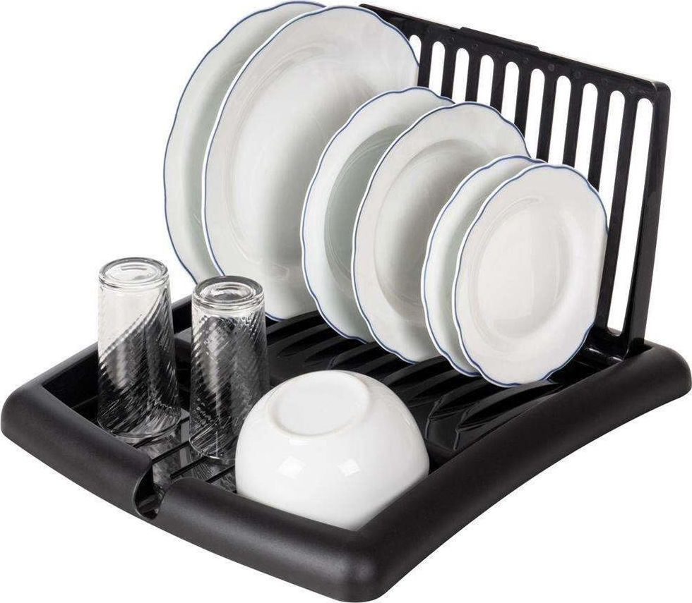 Vilde Suszarka na naczynia CZARNA ociekacz do naczyń 45x39x26 cm