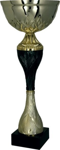 Victoria Sport Puchar metalowy złoto-czarny