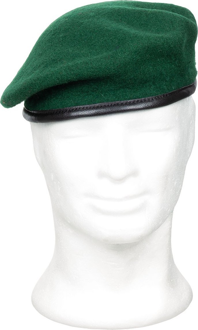 Kurtka męska MFH BERET WOJSKOWY TŁOCZONY MFH ZIELONY 55 cm