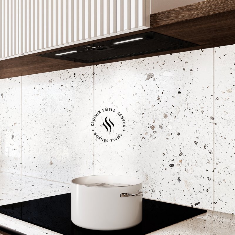 Okap kuchenny GLOBALO Flueris 60.1 Black Sensor Smell one size