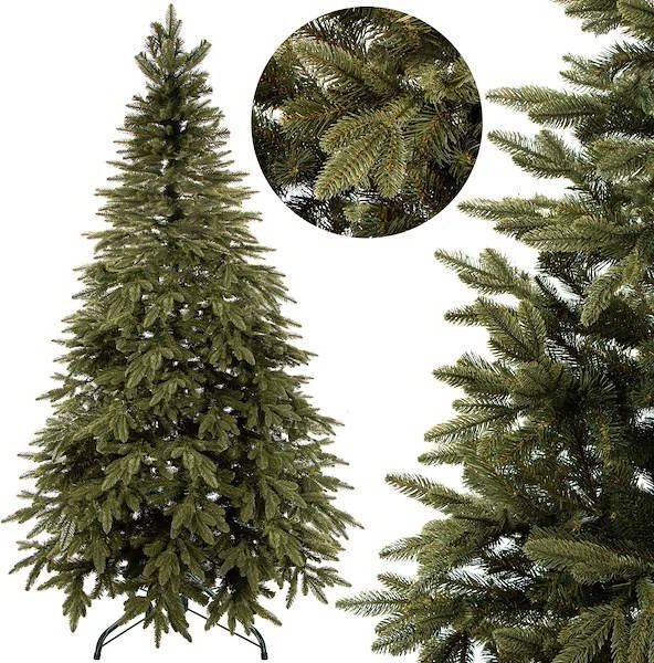 Springos Choinka sztuczna świerk na stojaku Zielona