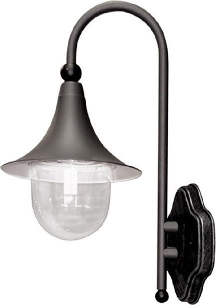 Kinkiet Lumes Czarny klasyczny kinkiet zewnętrzny - S316-Namza